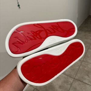 Brand New Christian Loboutin Slides with platform
